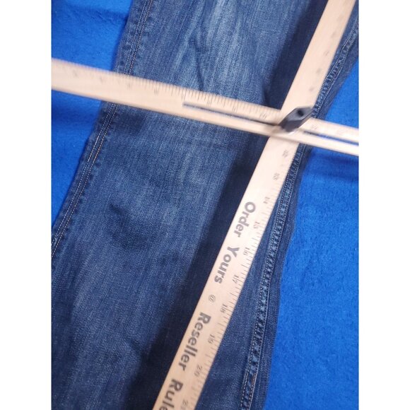 Vintage ANTIK DENIM Men's Jeans Button Fly Blue Jeans Metal studs  Size 42 - Picture 15 of 16